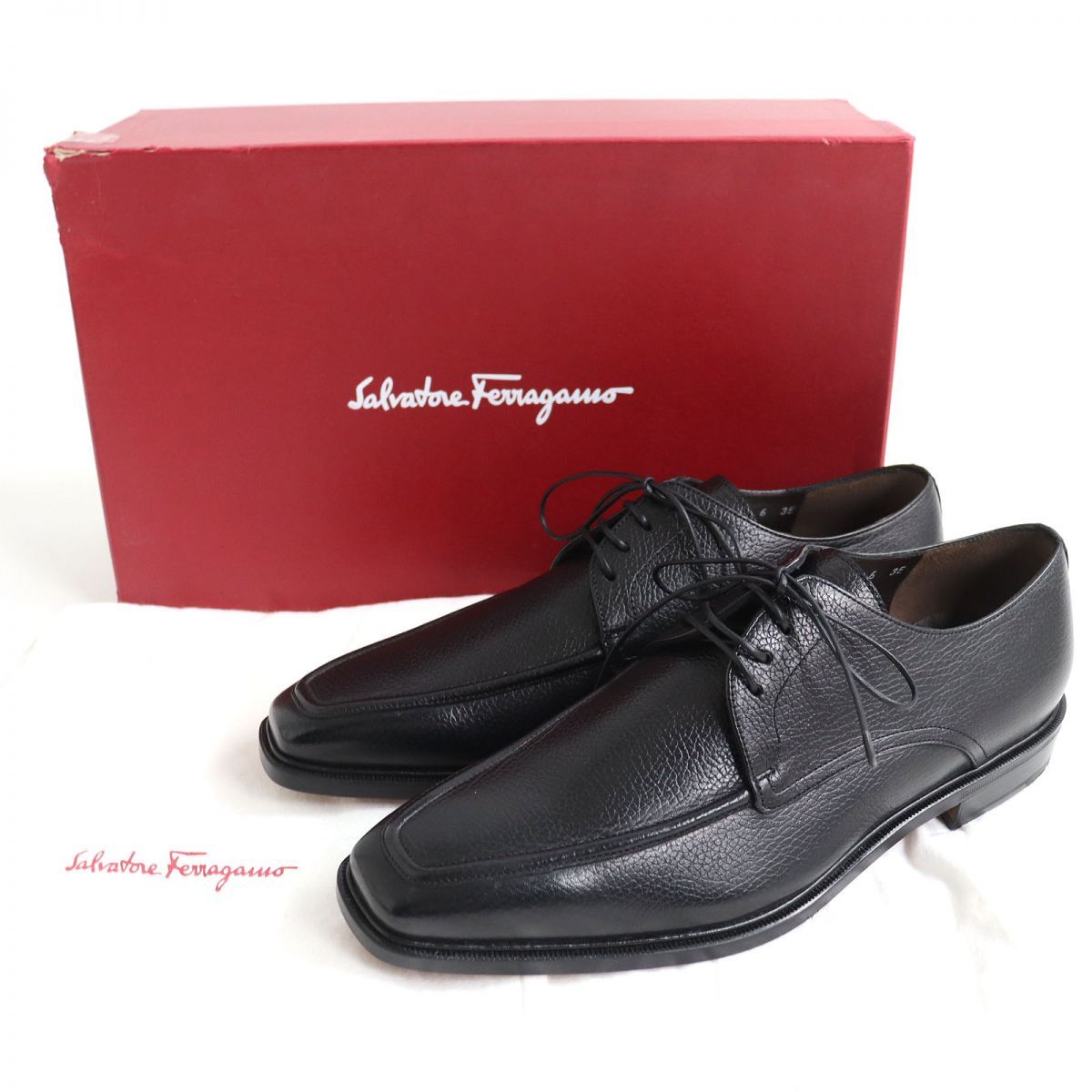 未使用品△Salvatore Ferragamo サルヴァトーレフェラガモ THAMES U