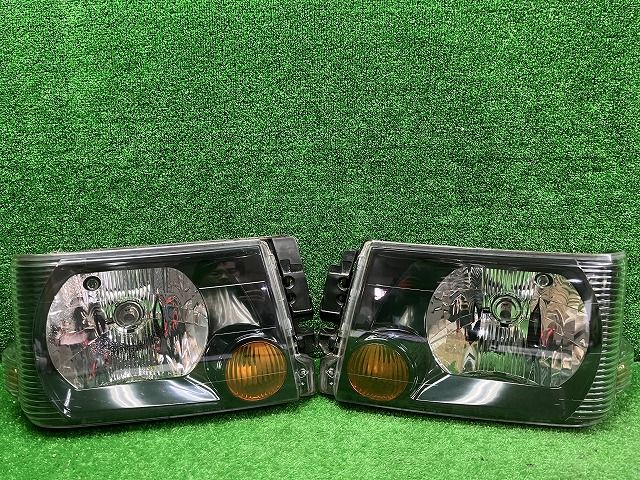 ミツビシ U61|U62 ミニキャブ タウンボックス ヘッドライト左右 ハロゲン P1711 レベ無 250510208