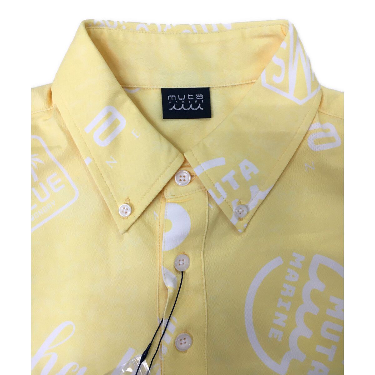 MUTA MARINE ポロシャツ ムータマリン　新品未使用　黄色 未使用品 メンズ ムータマリン muta MARINE 半袖ポロシャツ 5(M
