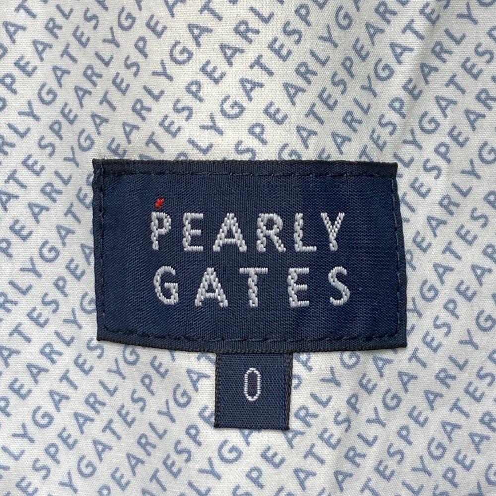 サイズ：0 PEARLY GATES パーリーゲイツ  ストレッチスカート ロゴアーガイル柄 ネイビー系 [240101413915] ゴルフウェア レディース ストスト PEARLY GATES パーリーゲイツ ストレッチスカート ロゴ