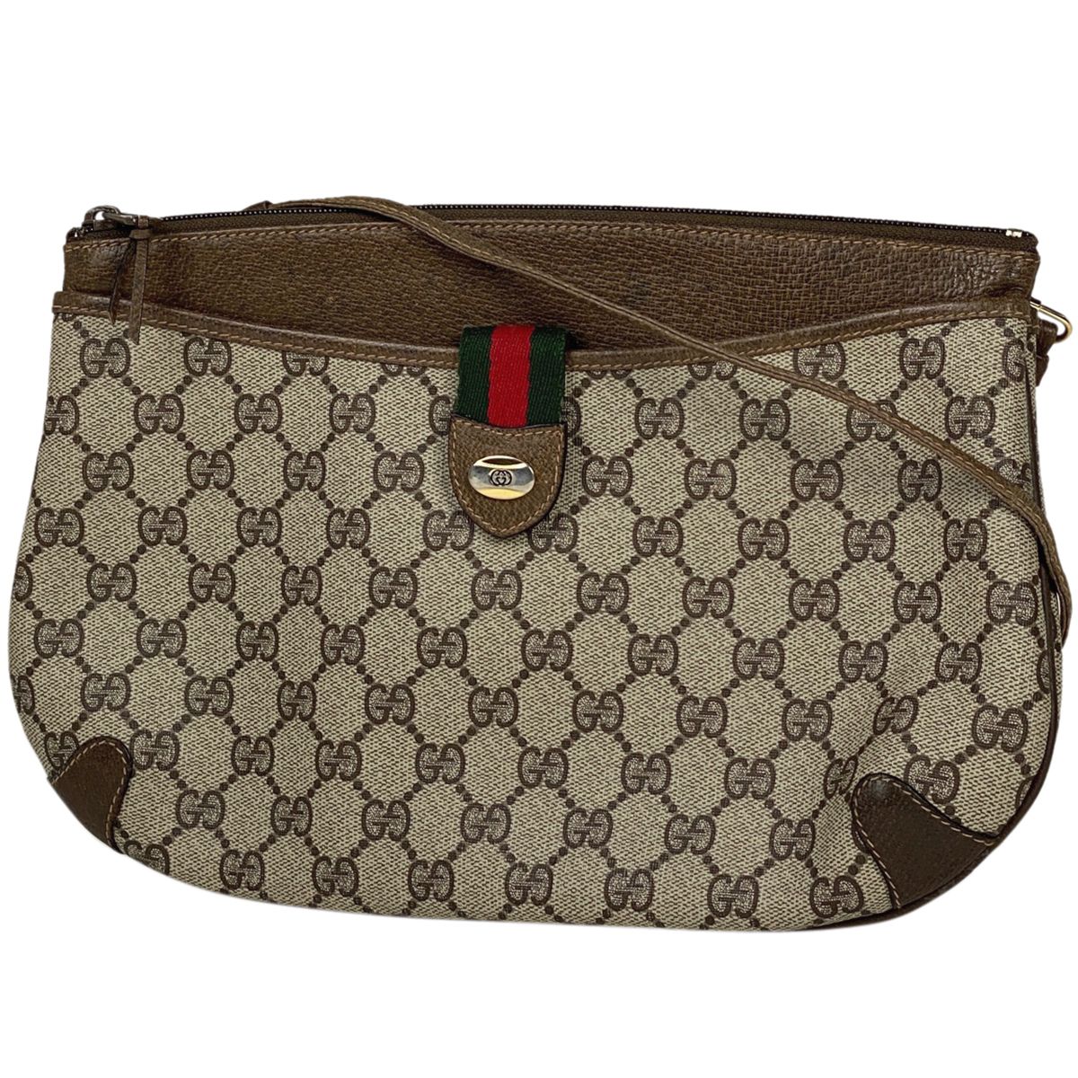 グッチ GUCCI GG柄 ショルダーバッグ オールドグッチ シェリーライン 