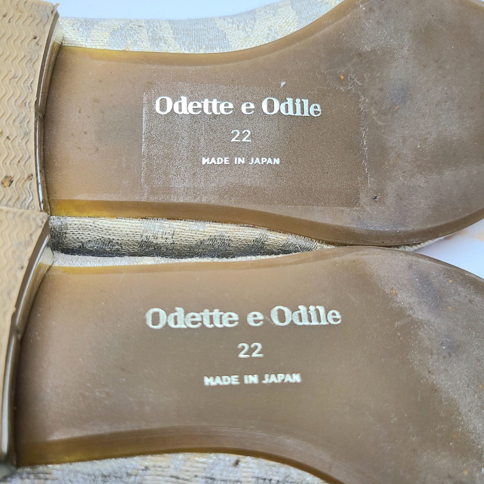 Odette e Odile オデットエオディール パンプス 22cm シルバー 