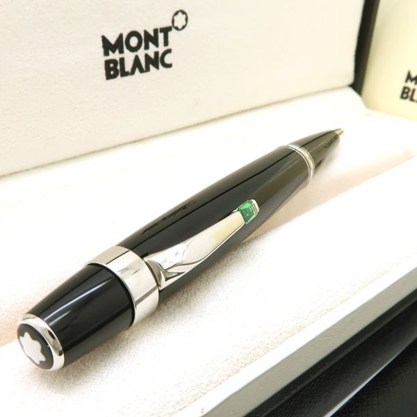MONTBLANC ボエム ボールペン 25282BP グリーンストーン プラチナ 