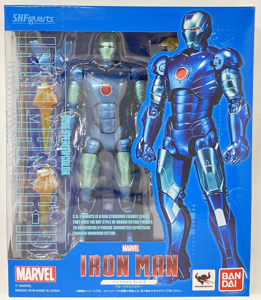 バンダイ S.H.Figuarts IRON MAN アイアンマン マーク3 ブルーステルス