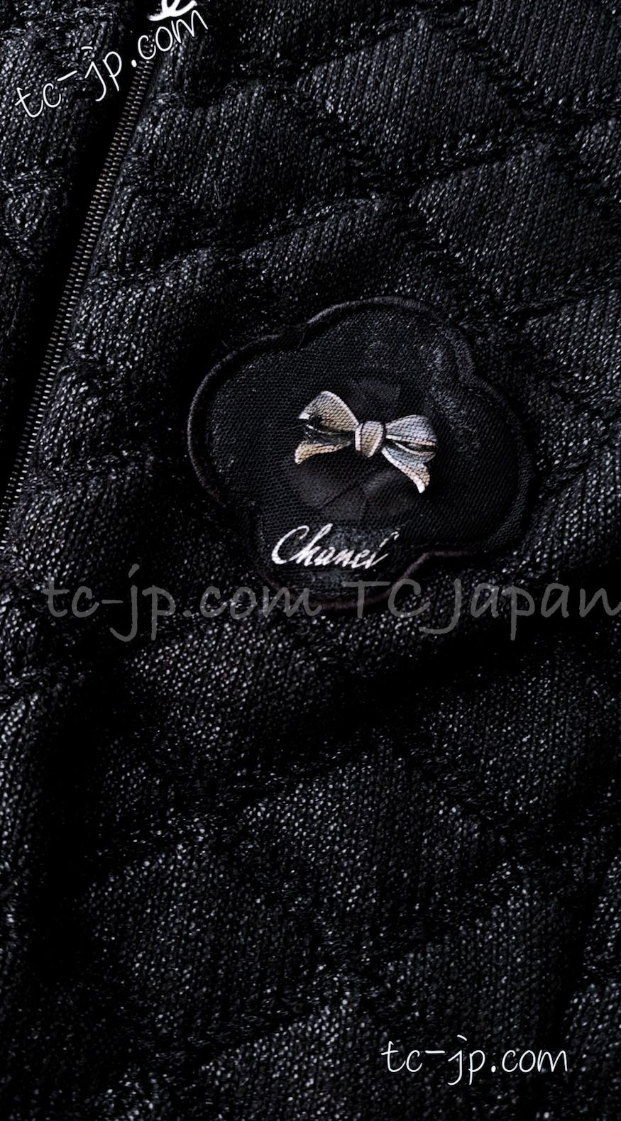 シャネル ジャケット カーディガン CHANEL ロゴ入りリボン貴重