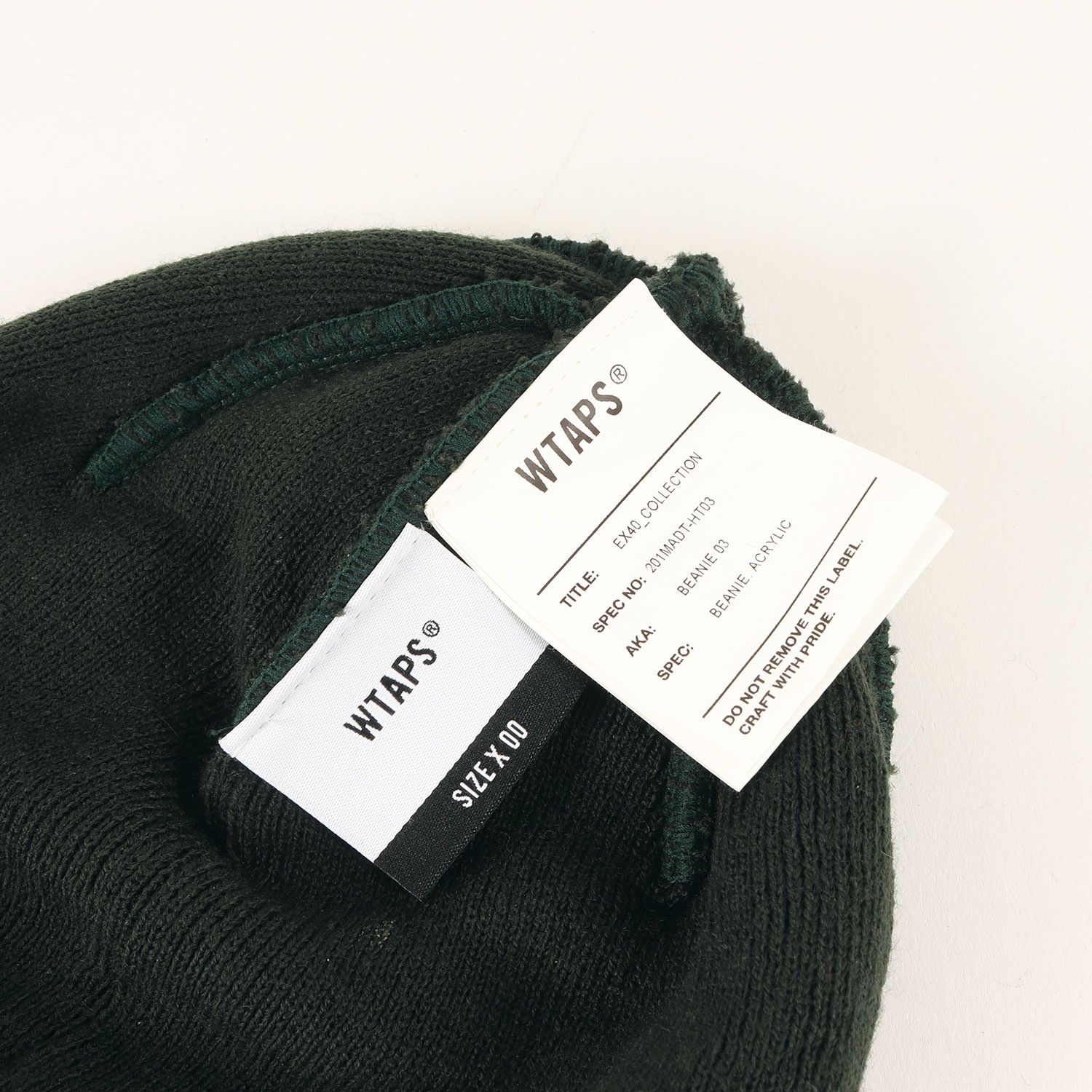 WTAPS ビーニー WTAPS BEANIE 02/BEANIE/CTPL.COOLMAX ブラック - メルカリ