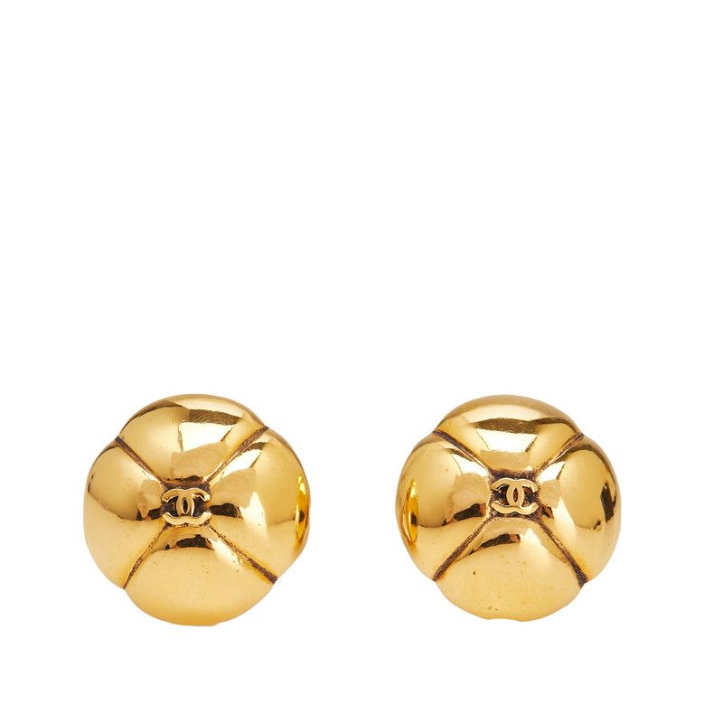 シャネル ココマーク ゴールド メッキ レディース CHANEL【1