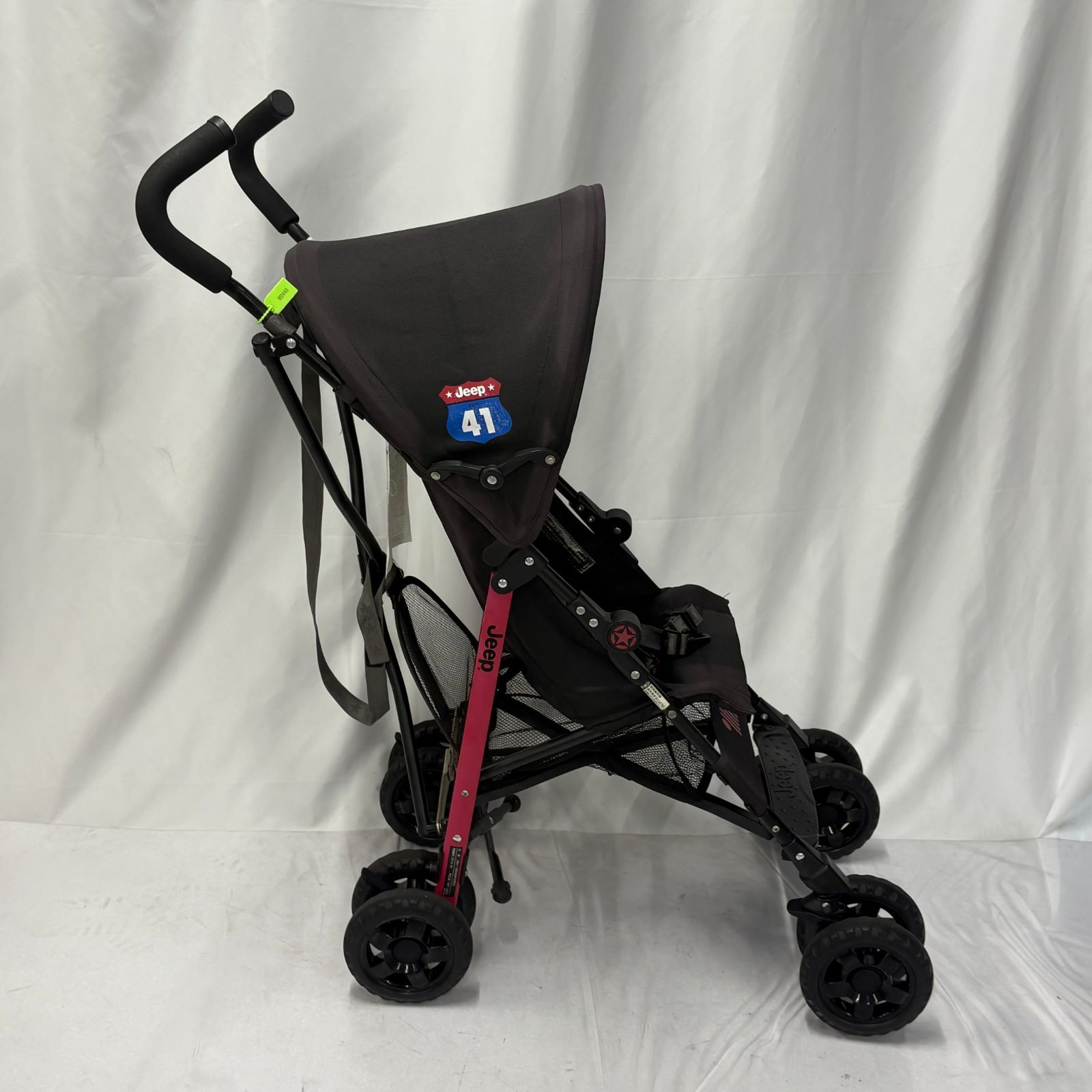 美品 Jeep ベビーカー B型 バギー レッド ブラック 黒 赤 - メルカリ