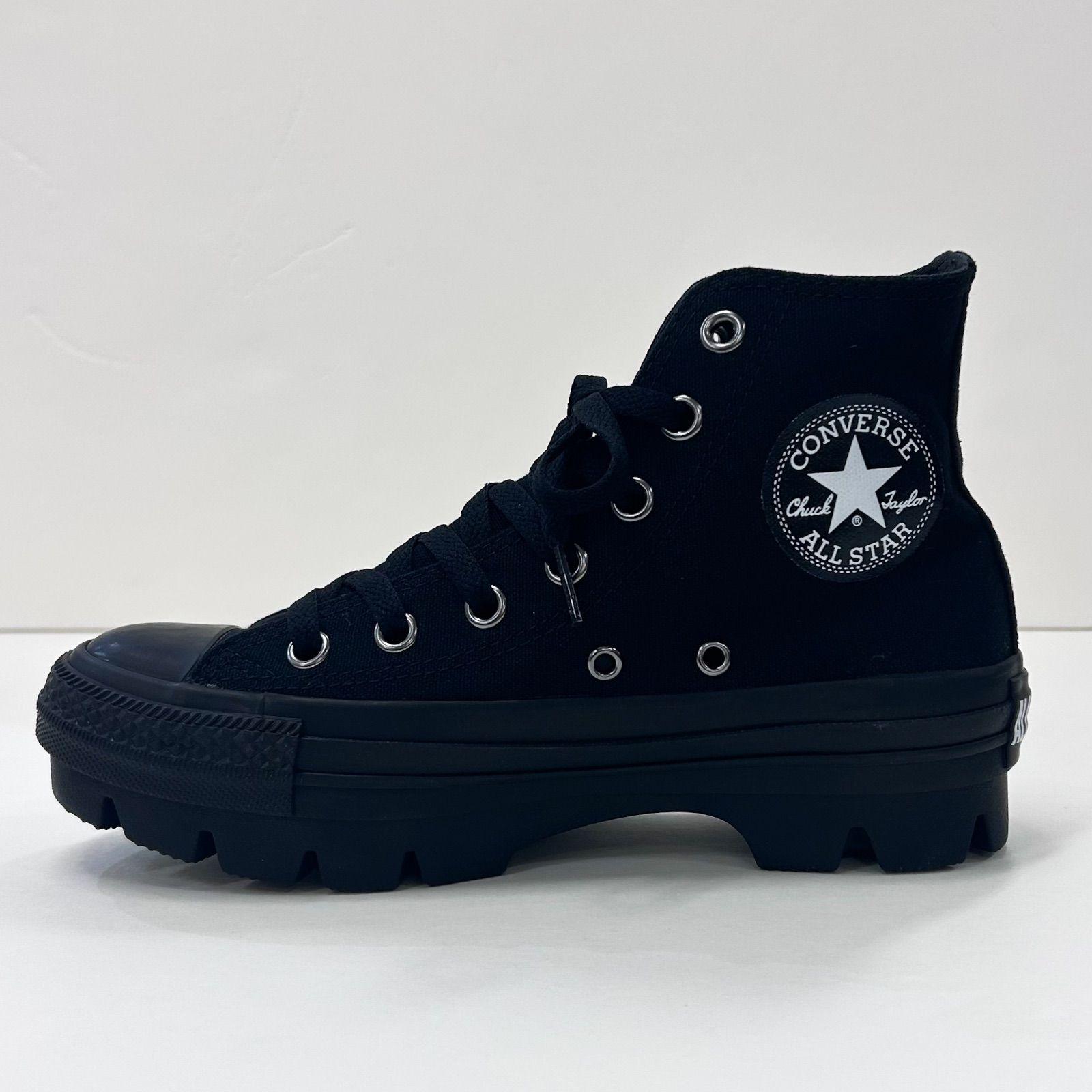 【新品】CONVERSE ALL STAR CHUNK HI コンバースオールスターチャンクレディーススニーカー厚底ブラック