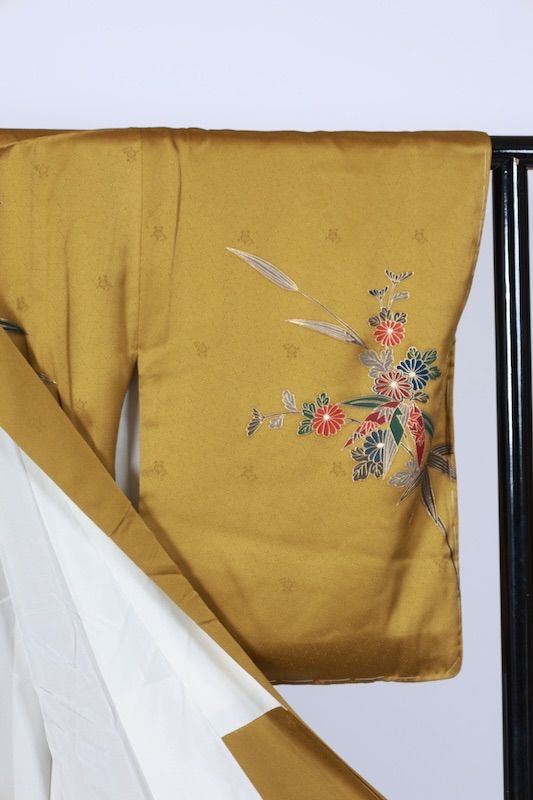 訪問着 新品未使用品 茶 藍 紫 珊瑚朱 グレー グリーン 松竹梅 扇面
