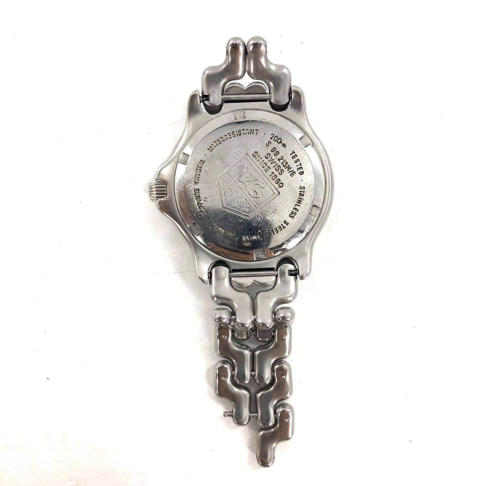 稼働　TAG Heuer　タグホイヤー　プロフェッショナル　グレー　メンズ タグホイヤー プロフェッショナル 200m WD1211-K-20 グレー文字