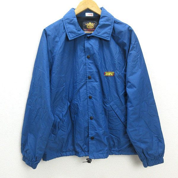y90’S カナダ製YNCユキ ネマキ カナダ/YUKI NEMAKI CANADA コーチジャケットJKT青【メンズM】MENS/25【中古】