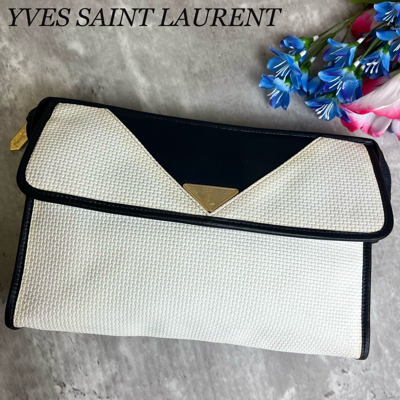 1円 極美品 Yves Saint Laurent イヴサンローラン rive gauche 