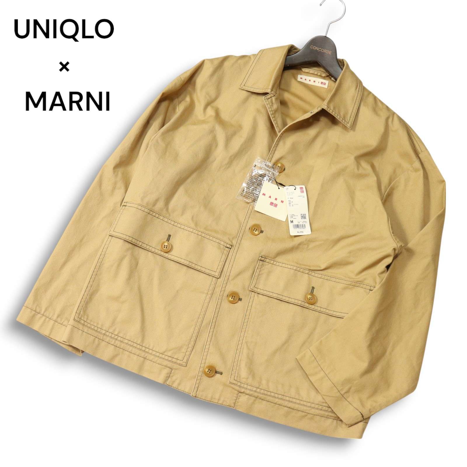 未使用☆ UNIQLO × MARNI ユニクロ × マルニ 通年☆ オーバー