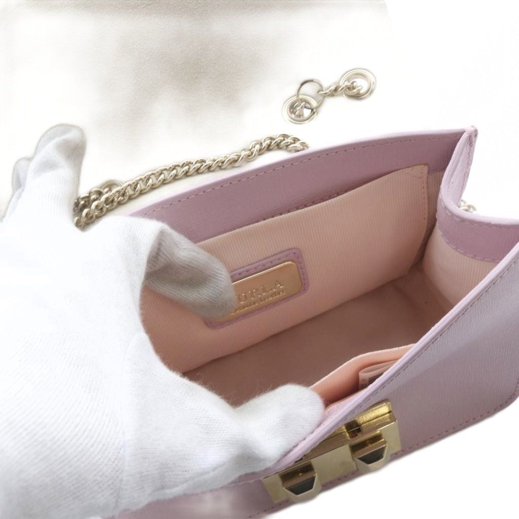 フルラ FURLA Bella チェーンショルダーバッグ ロゴ レザー