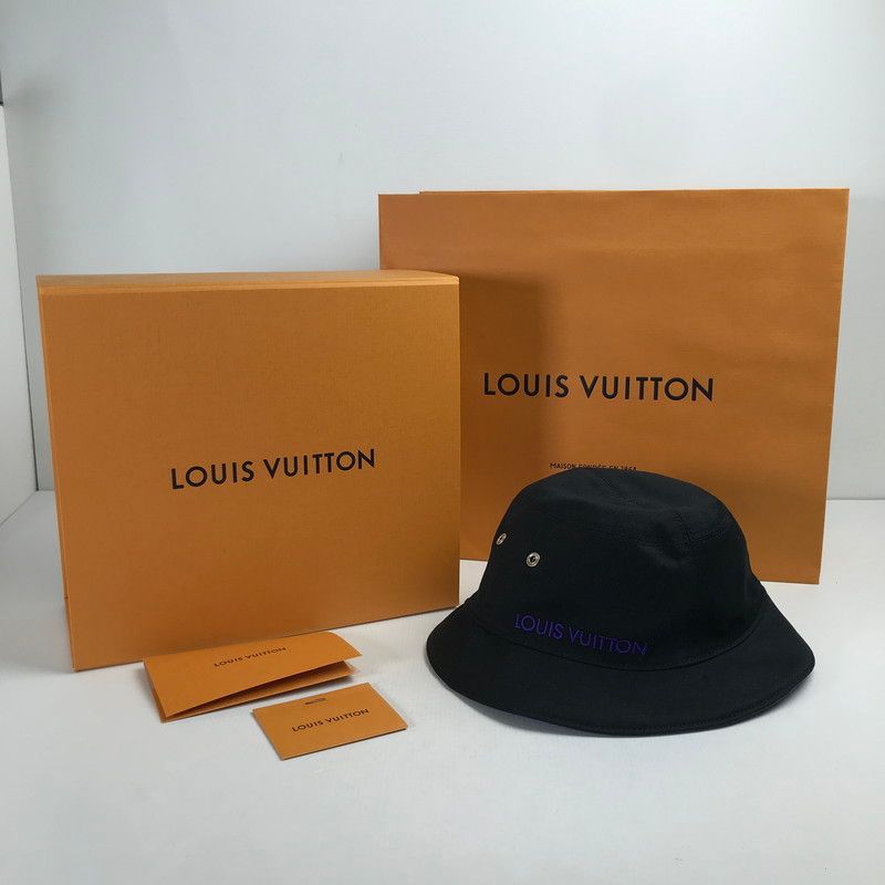箱付きLOUIS VUITTON バケットハット リバーシブル M77851 バケット