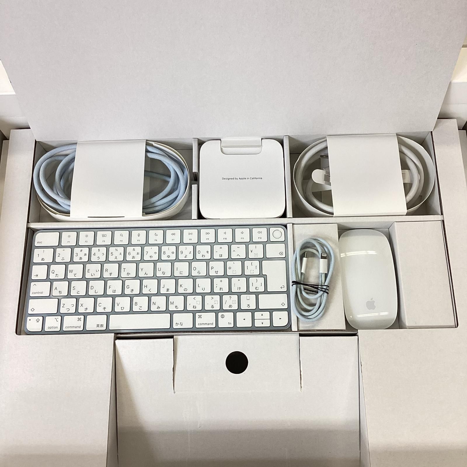 Apple iMac 2021 24インチ Apple M1 8GB SSD 512GB ブルー【難有