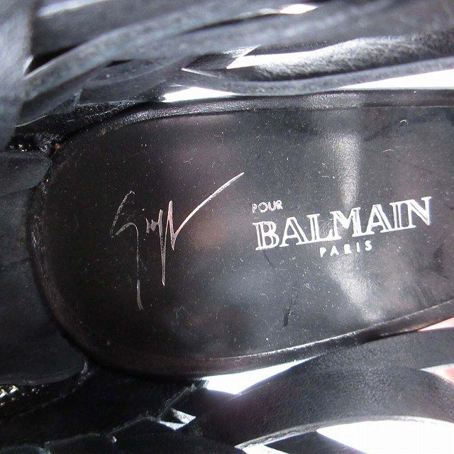 バルマン × ジュゼッペザノッティ BALMAIN × Giuseppe Zanotti レース 