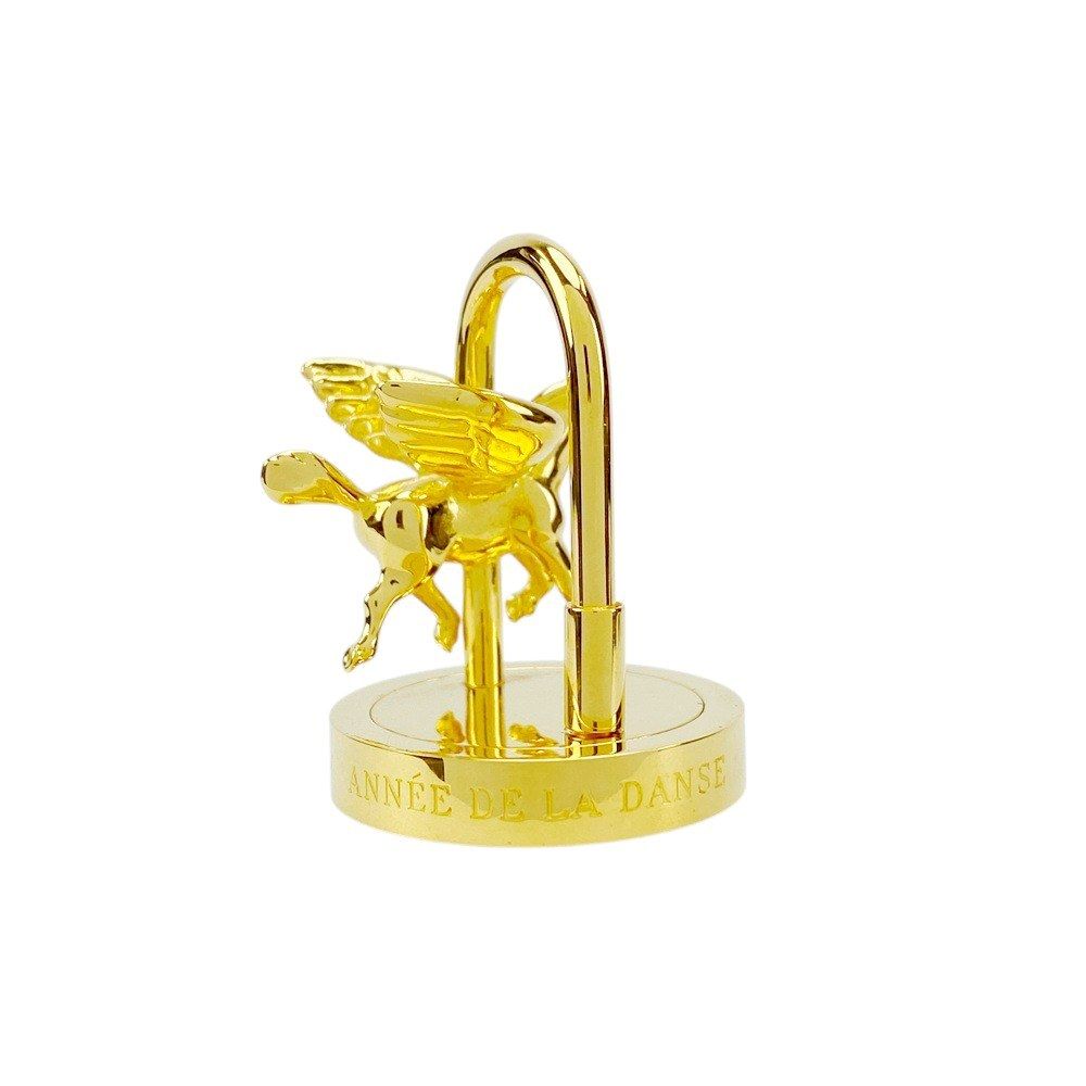 エルメス ペガサス カデナ チャーム ゴールド キーホルダー エルメス ペガサス カデナ チャーム ゴールド HERMES