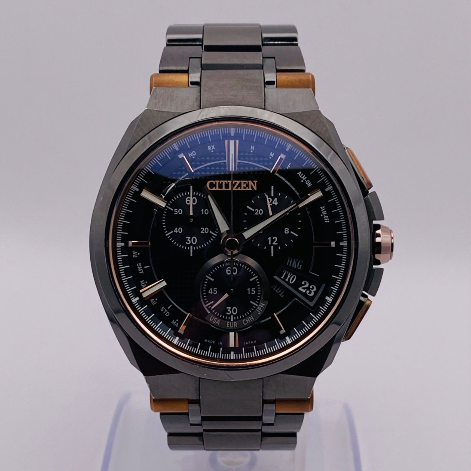 T235）希少！ 美品 世界限定800個 CITIZEN シチズン 電波ソーラー ECO-DRIVE ATTESA アテッサ ダイレクトフライト  BY0044-51F H610-T018599 人気 時計 メンズ ユニセックス - メルカリ