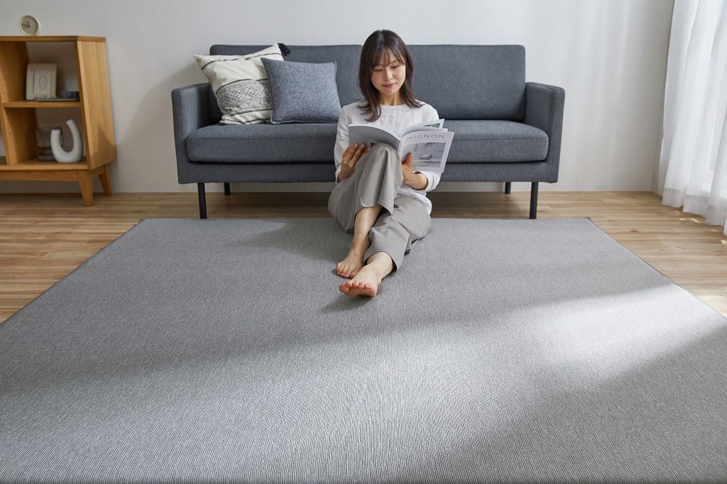 アイリスオーヤマ ラ・クッションラグ 185×240cm 厚手 極厚30mm 最高