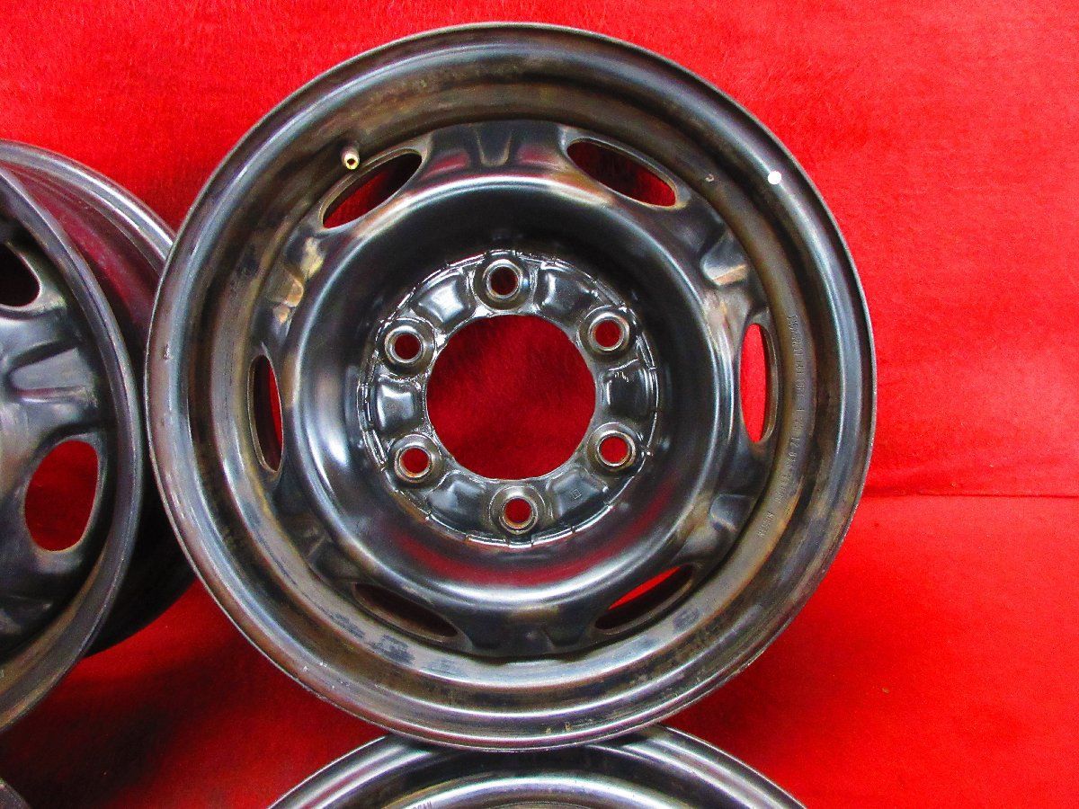 スチールホイール 15インチ 4本 キャラバン スチール ホイール 4本 日産 キャラバン NV350 純正 15×5.5J 6穴