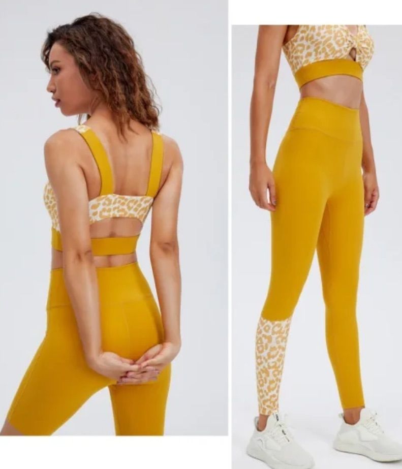 SUKALA アニマルプリント レオパード柄 レギンスMサイズ 【SUKALA