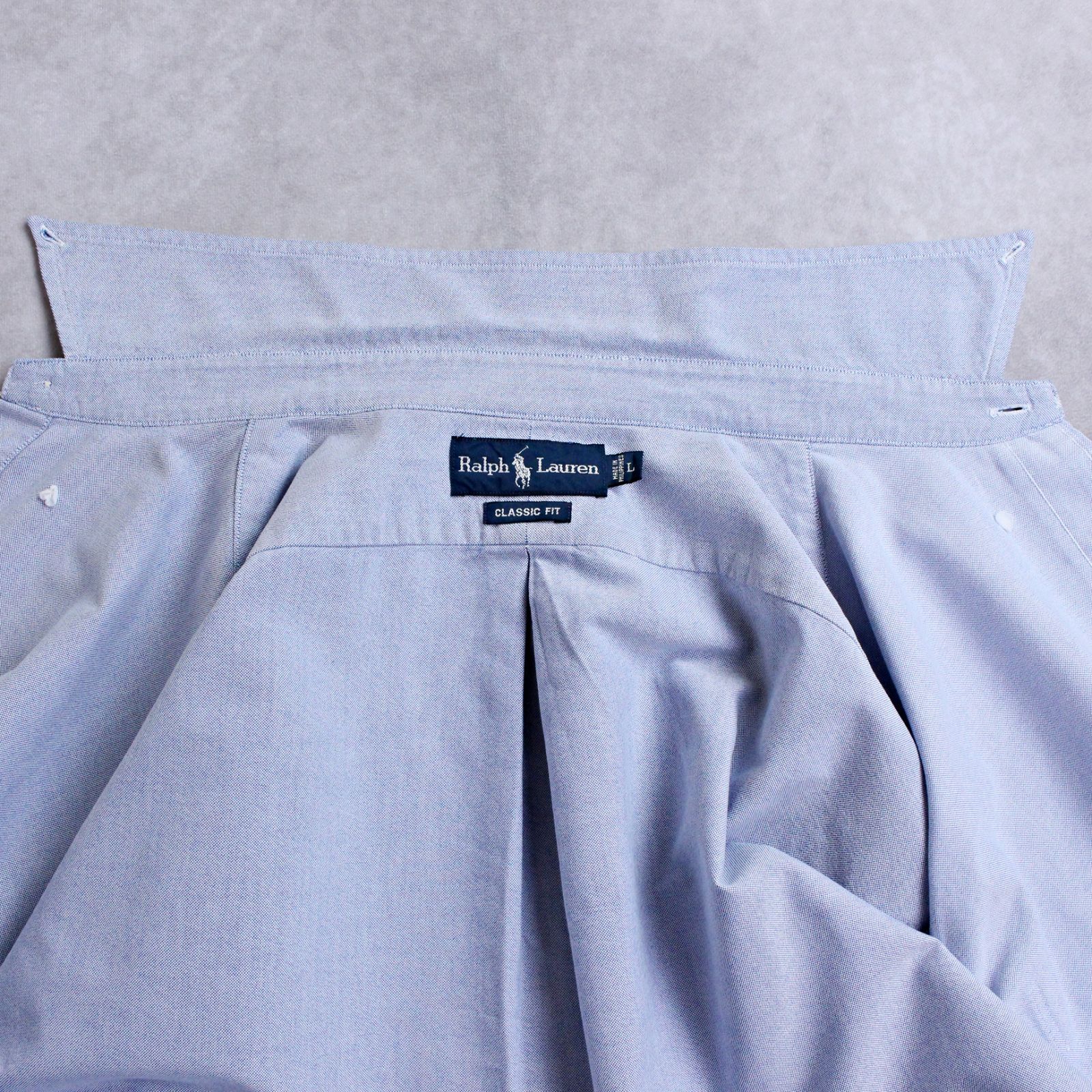 Ralph Lauren〈BD長袖シャツ サックスブルー L 90s 00s〉 - メルカリ