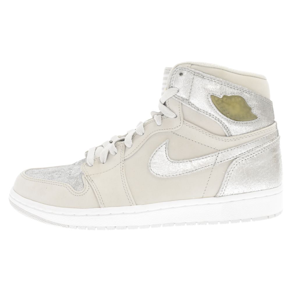 NIKE ナイキ AIR JORDAN 1 RETRO HI SILVER 25TH ANNIVERSARY 396009-001 エアジョーダン レトロ メタリックシルバー ハイカットスニーカー シルバー US10/28.0cm300センチワイズ