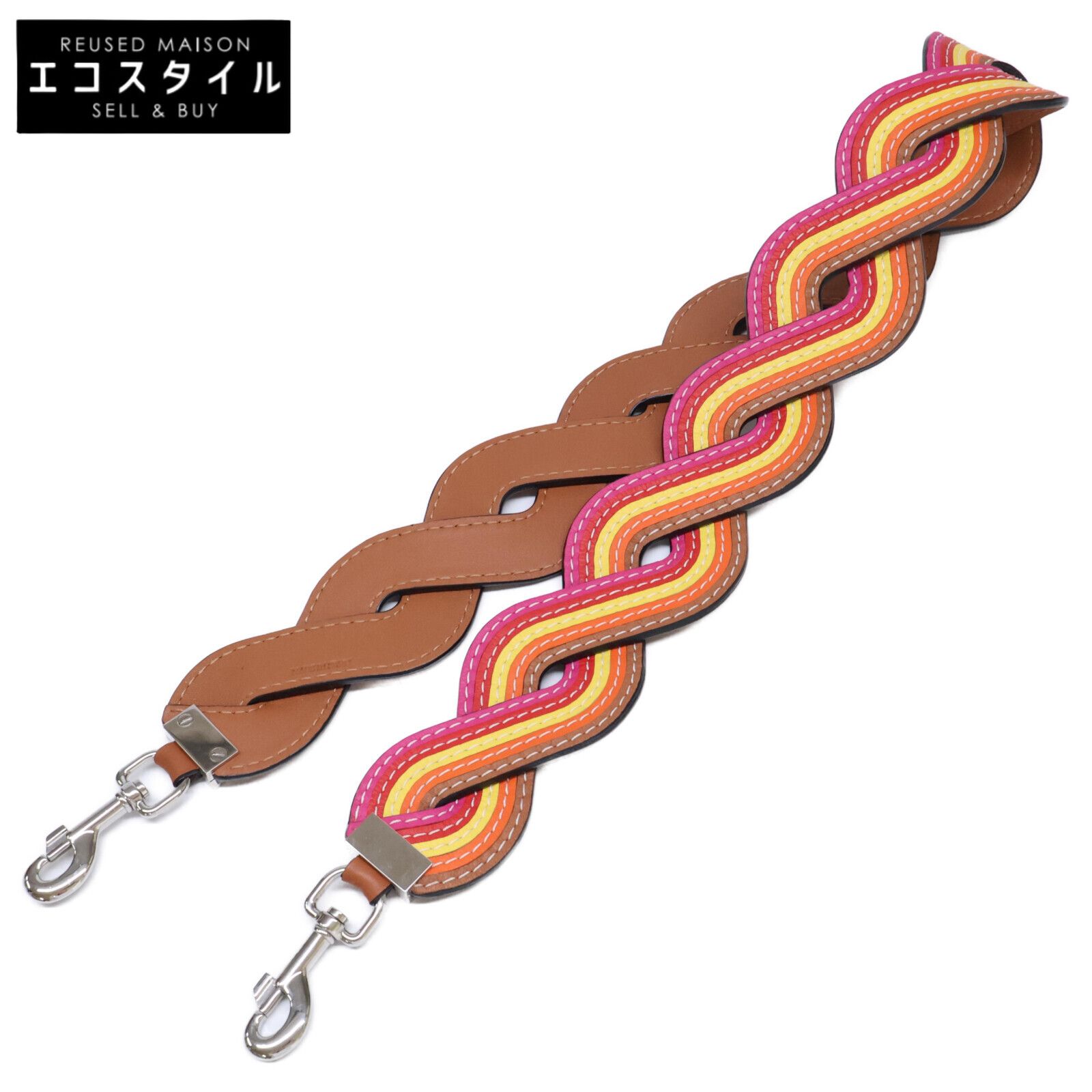 お値下げ　LOEWE ロエベ　レインボー　レザー バッグストラップ LOEWE ロエベ WAVY RAINBOW STRAP ウェービー レインボー レザー