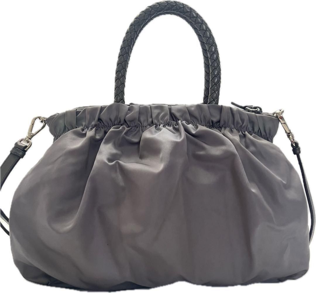 人気】2way PRADA TESSUTO NYLON BOW RIBBON HAND BAG プラダ