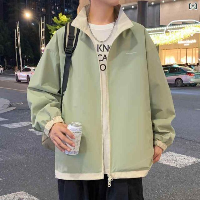 S 秋冬 コーデ メンズ 服 シンプル ファッション オシャレ 大人 かっこいい 大きいサイズ ストリート 紳士服 コート トップス プリント ジャケット アウター