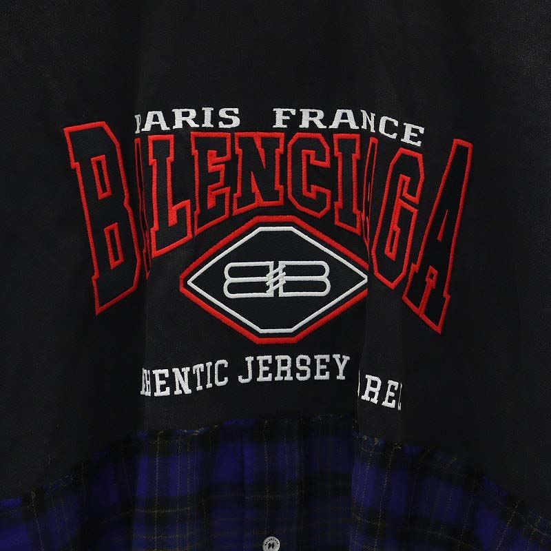バレンシアガ BALENCIAGA 21AW B AUTHENTIC PATCHED カットソー T