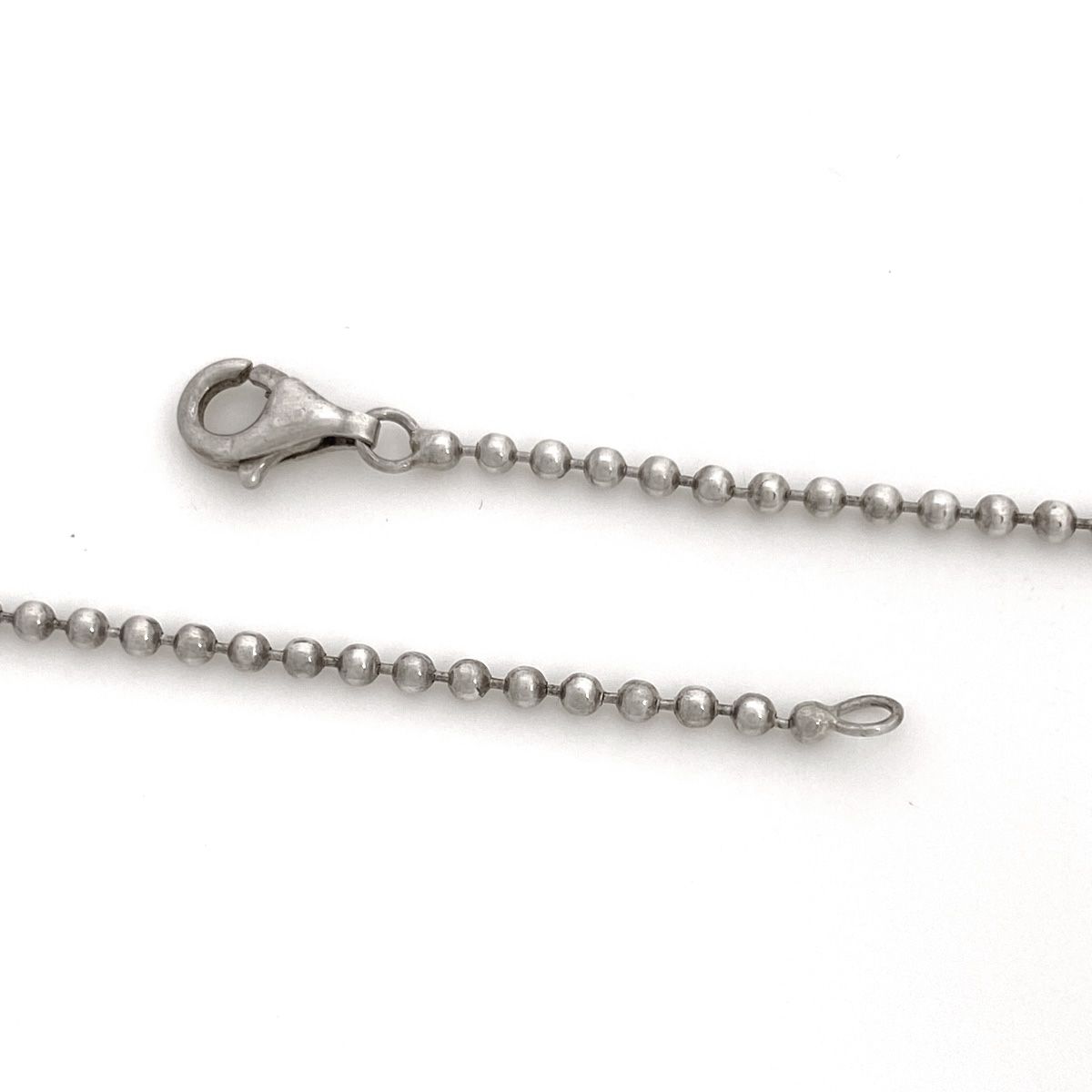 ティファニー TIFFANY&Co. ローマンクロス ネックレス ボールチェーン