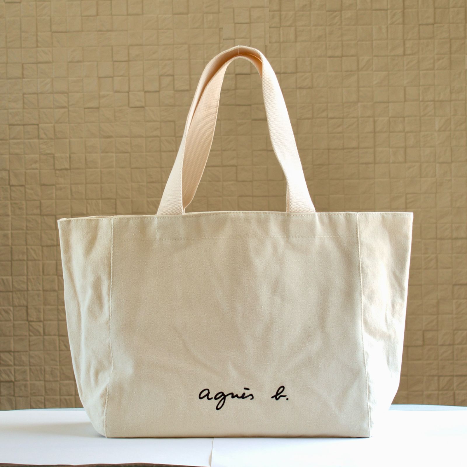 新品 即日発送］ agnes b トートバッグ ブラック 大容量