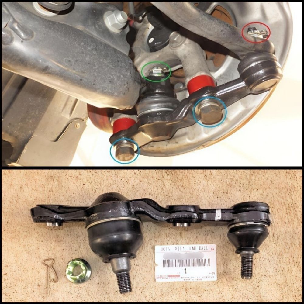 トヨタ 新品 純正 TOYOTA 正規 未使用 ロワボールジョイント RH 右 ハイラックス サーフ LN167 RZN147 RZN152 KZN185 パーツ エンジン タイヤ カスタム 