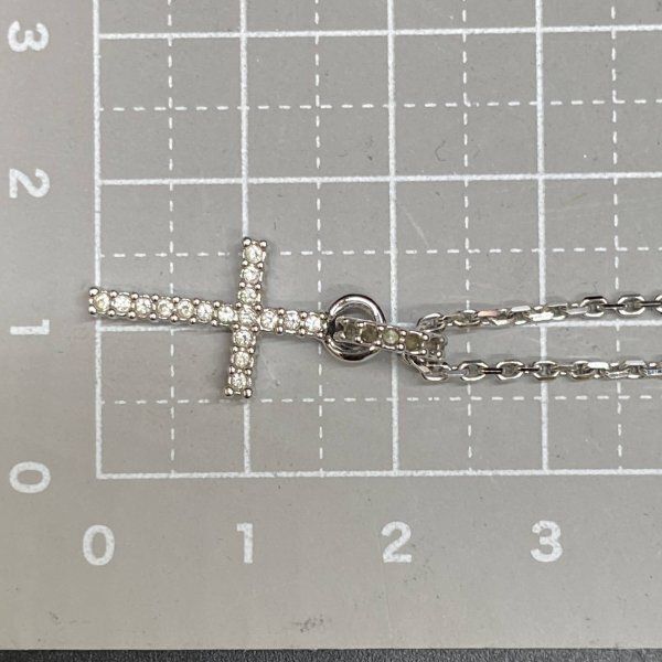 【美品】SWAROVSKI クリスタル クロス ペンダント Y257 SWAROVSKI スワロフスキー クリスタル ラインストーン