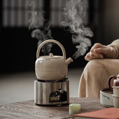 アルコールランプ用中国茶茗炉 炉 中国茶器 ティーウォーマー アルコールランプ用炉 煎茶 中国茶炉