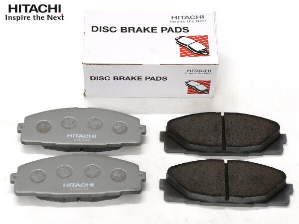 ハイエース レジアスエース KDH206V ブレーキパッド フロント 日立 HITACHI 4枚セット HT051 4WD ディーゼル H19.9～H22.8 送料無料