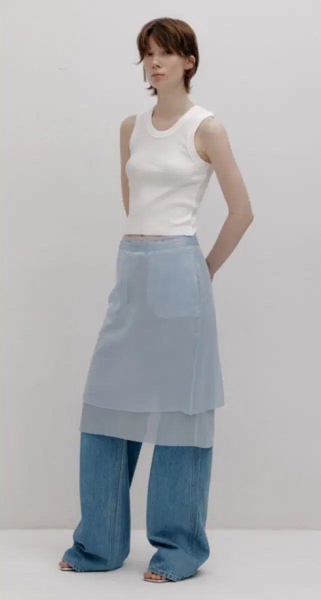ファービン farven double layered skirt