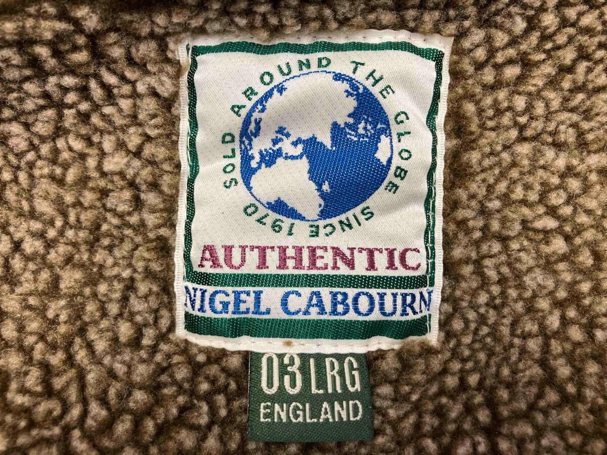 NIGEL CABOURN ナイジェルケーボン 裏ボア レザージャケット 本革 NIGEL CABOURN ナイジェル ケーボン 裏ボアレザージャケット ブラウン