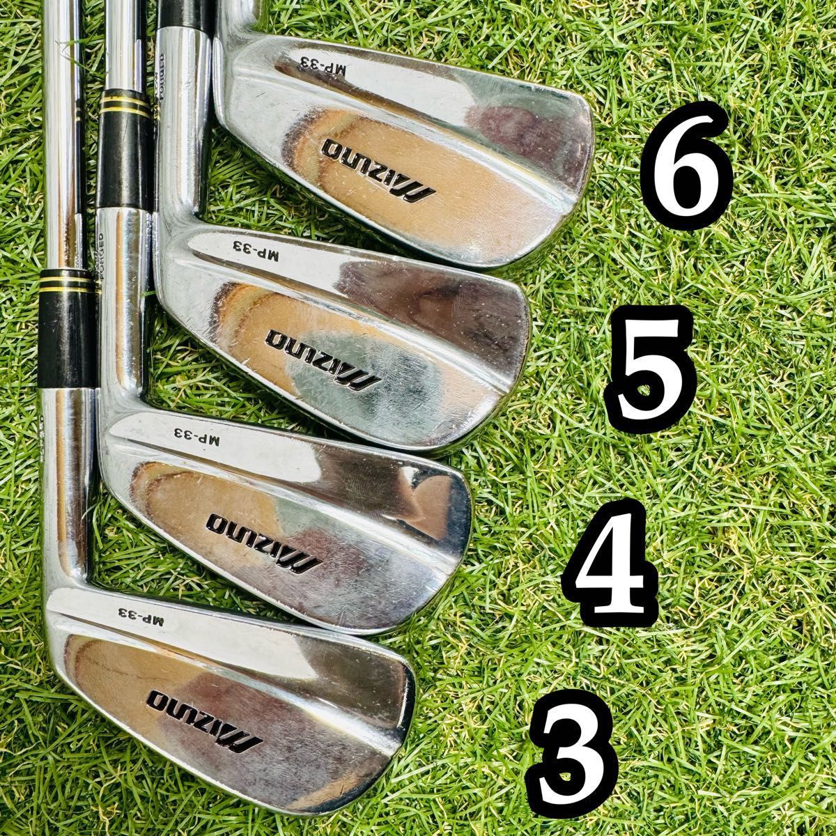 ミズノ MP-33 マッスルバック メンズアイアンセット 8本 スチール