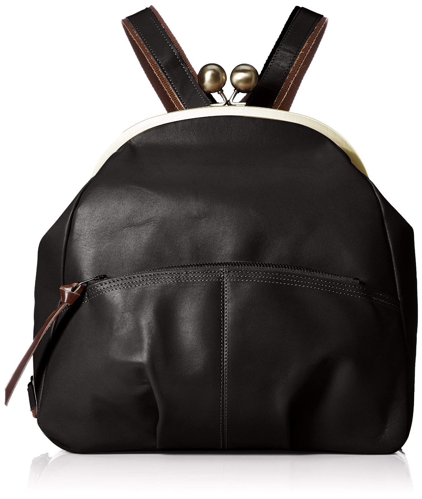 Kawa-Kawa 日本製 オーストリッチ レザーリュック ダチョウ革 楕円形 Kawa-Kawa 日本製 オーストリッチ レザーリュック ダチョウ革 楕円形