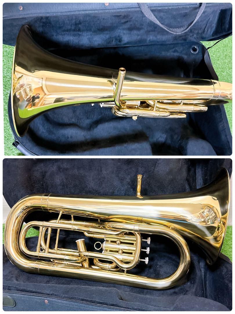 ユーフォニアム　管楽器　吹奏楽　ソレイユ　部活 楽天市場】ユーフォニアム Soleil SEU/SV シルバー 初心者入門