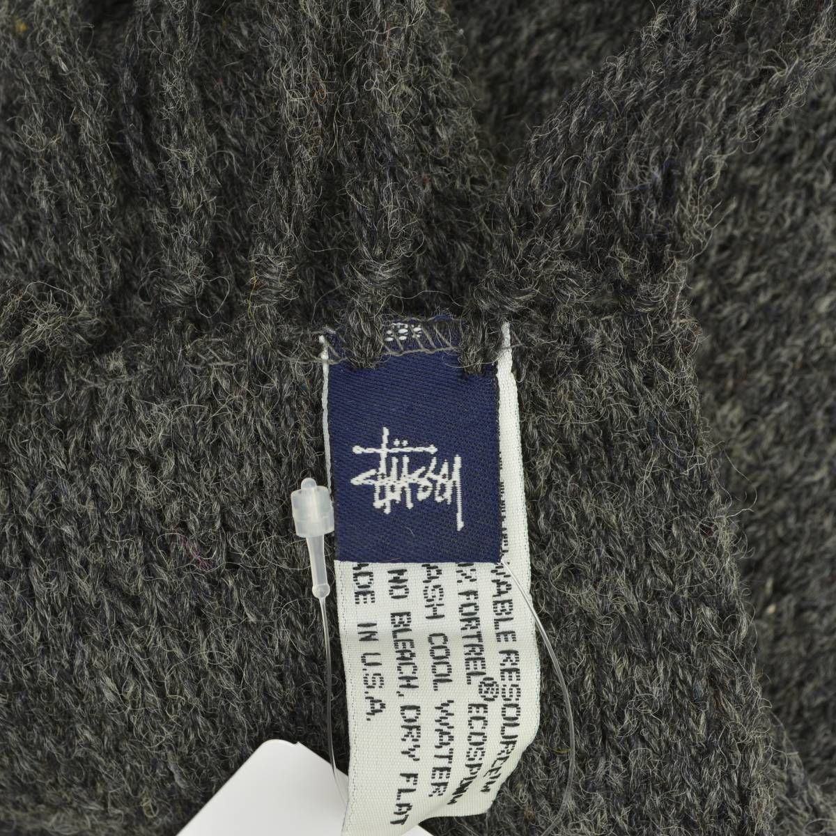 【希少】90s stussy USA製 マフラー ステューシー 紺タグ old STUSSY】90s OLD 紺タグ USA製マフラー - メルカリ