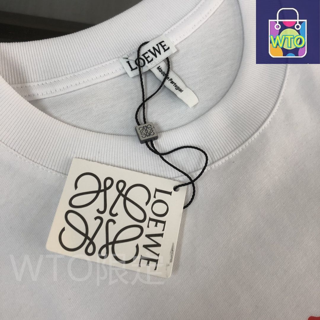 本日限定特価】LOEWE 春夏 ロゴプリントTシャツ [本日特価|新品