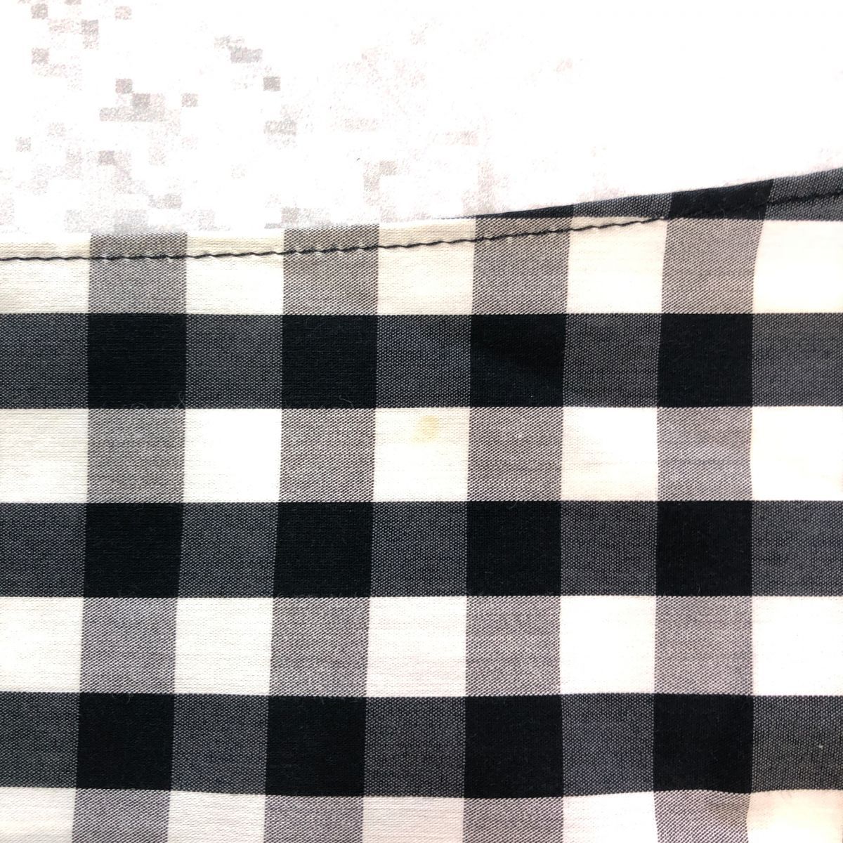 BEARDSLEY ビアズリー 柄 シャツ T シャツ ブラック ホワイト ギンガム 