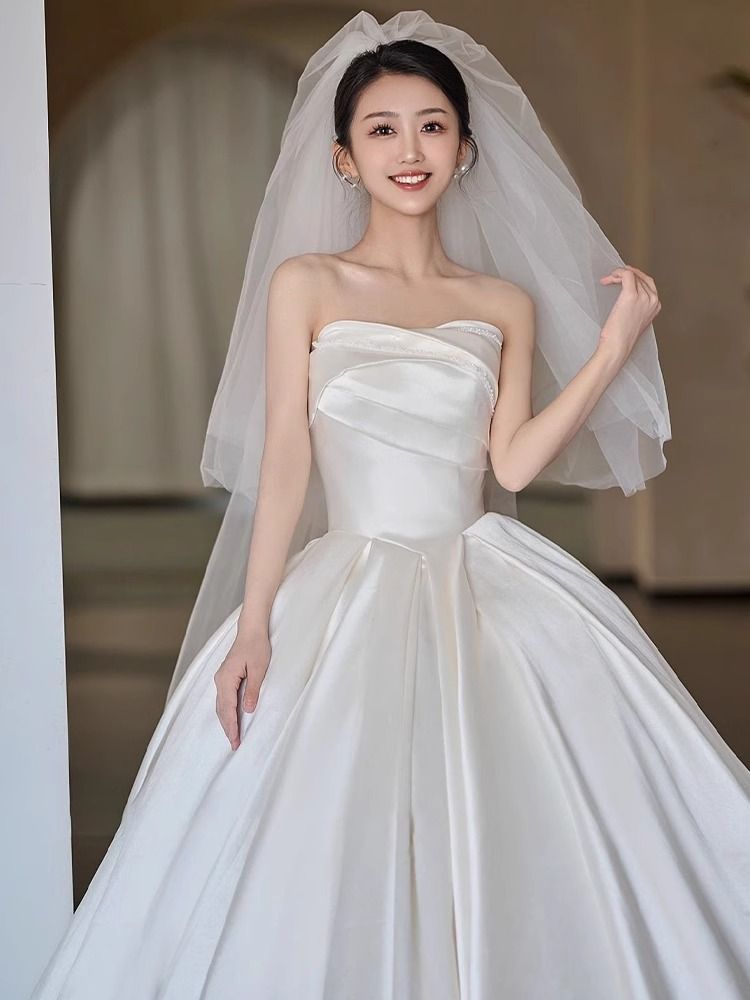 ウエディングドレス Aラインドレス ロング丈 ウェディングドレス