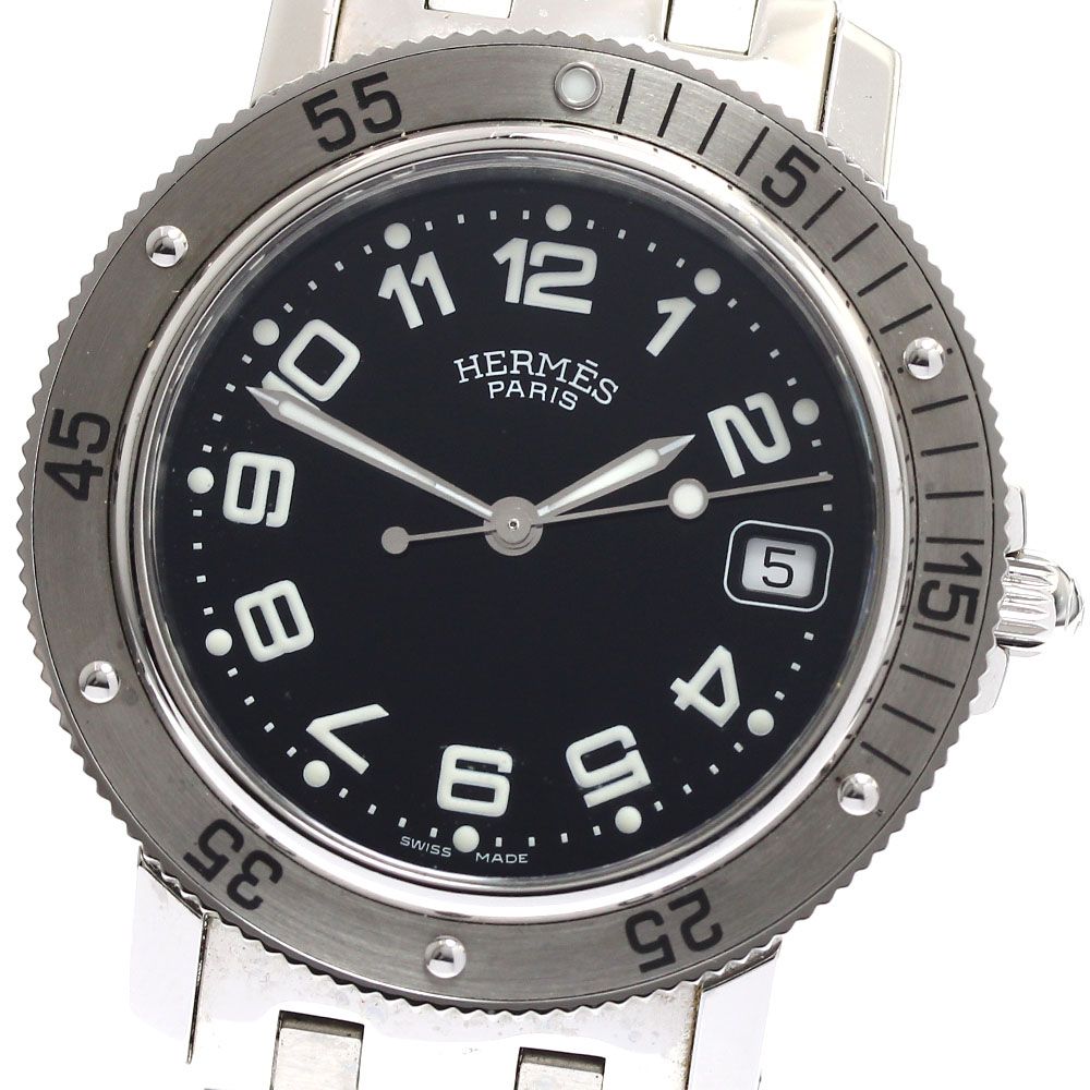 エルメス HERMES クリッパー ダイバー CL7.710 エルメス クリッパー ダイバー CL7.710 デイト メンズ腕時計