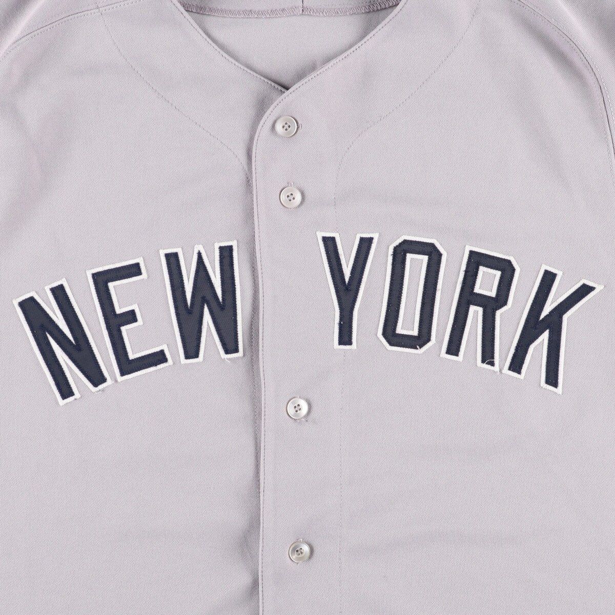 90s Majestic ニューヨーク・ヤンキース アメリカ製 ゲームシャツ 古着 90年代 マジェスティック majestic MLB NEWYORK YANKEES